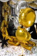 Ballon en aluminium rond Pastille 45 cm, doré