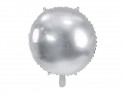 Ballon en aluminium rond Pastille 59 cm, argent