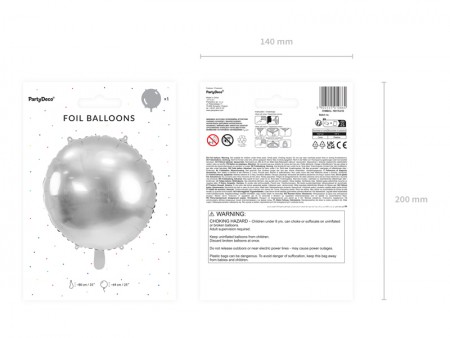 Ballon en aluminium rond...