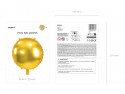 Ballon en aluminium rond Pastille 80 cm, doré