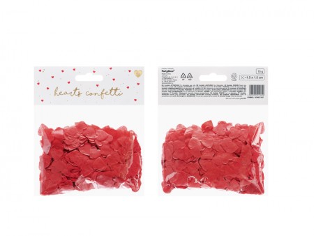 Confettis Coeurs, 1,6x1,6...
