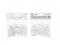 Confettis Coeurs, 1,6x1,6 cm, blanc, 15g