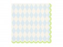 Serviettes de table Losanges, mix, 33x33 cm