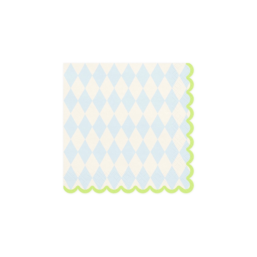 Serviettes de table Losanges, mix, 33x33 cm