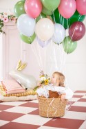 Ballon en aluminium Lièvre, 67x88 cm, mélange de couleurs