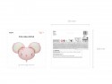 Ballon en aluminium Souris, 96x64 cm, rose vif