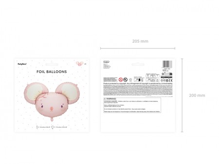 Ballon en aluminium Souris,...
