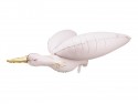 Ballon en aluminium Cigogne, 103x60 cm, rose vif