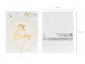 Assiettes d'anniversaire Oh baby, 17.5x22 cm