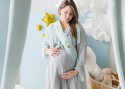 Écharpe Mom to be, light tiffany blue, 75 cm