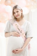 Écharpe Mom to be, rose pâle, 75 cm