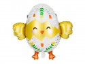 Ballon en aluminium Poussin, 78.5x64.5 cm, mélange de couleurs