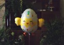 Ballon en aluminium Poussin, 78.5x64.5 cm, mélange de couleurs