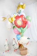 Ballon en aluminium Poussin, 78.5x64.5 cm, mélange de couleurs