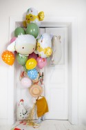 Ballon en aluminium Brebis, 87x57.5 cm, mélange de couleurs