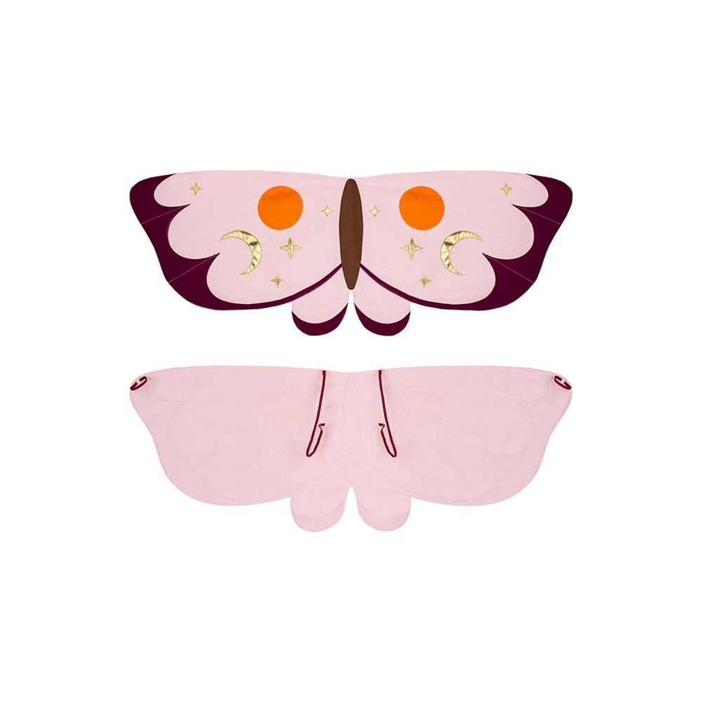 Déguisement pour fille - Papillon de nuit, mélange de couleurs