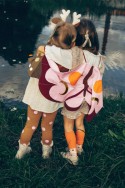 Déguisement pour fille - Papillon de nuit, mélange de couleurs
