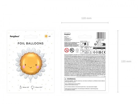 Ballon en aluminium Soleil,...