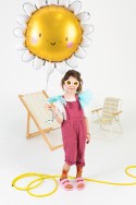 Ballon en aluminium Soleil, 90 cm, mélange de couleurs