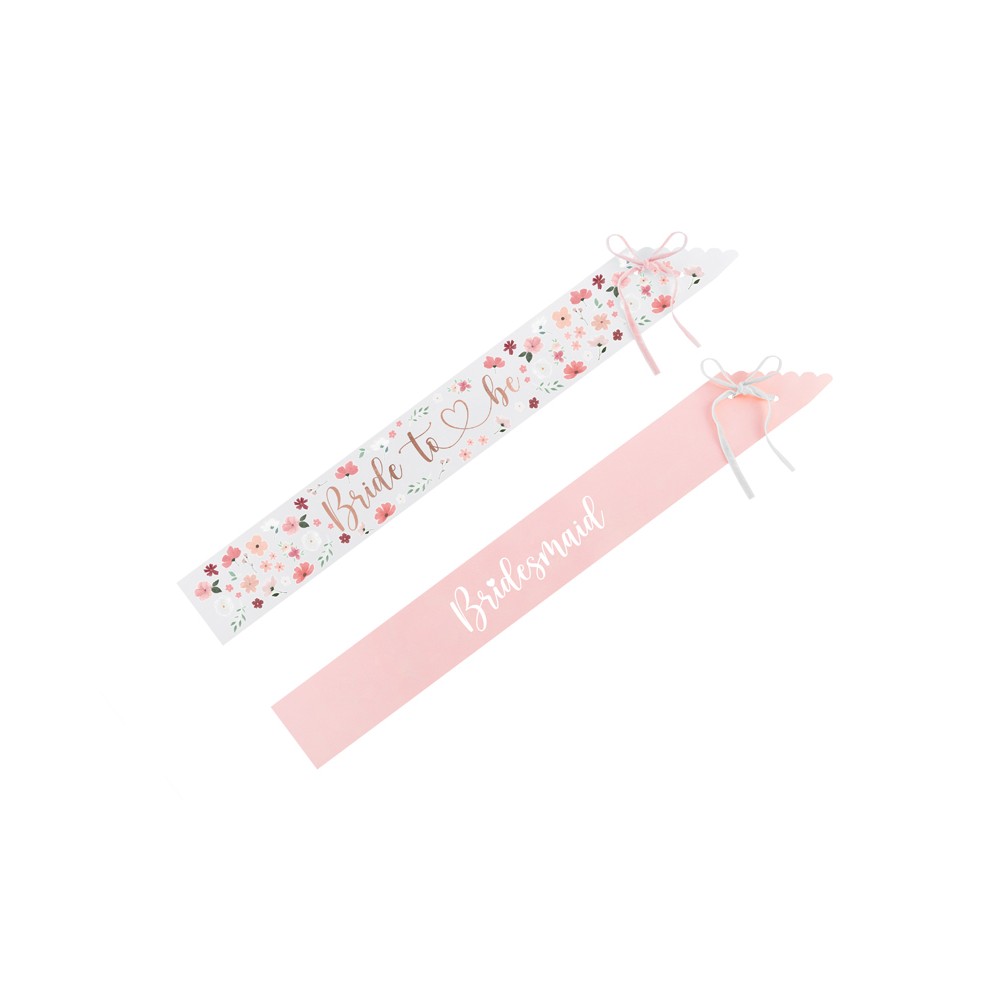 Écharpe Bride to be et Bridesmaid, mixe, 76cm