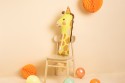 Ballon Mylar Chiffre 1 - Girafe, 48x96 cm, mélange de couleurs