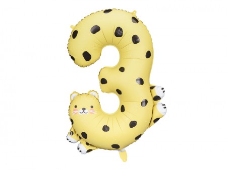 Ballon Mylar Chiffre 3 -...