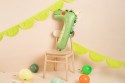 Ballon Mylar Chiffre - Crocodile, 56x85 cm, mélange de couleurs