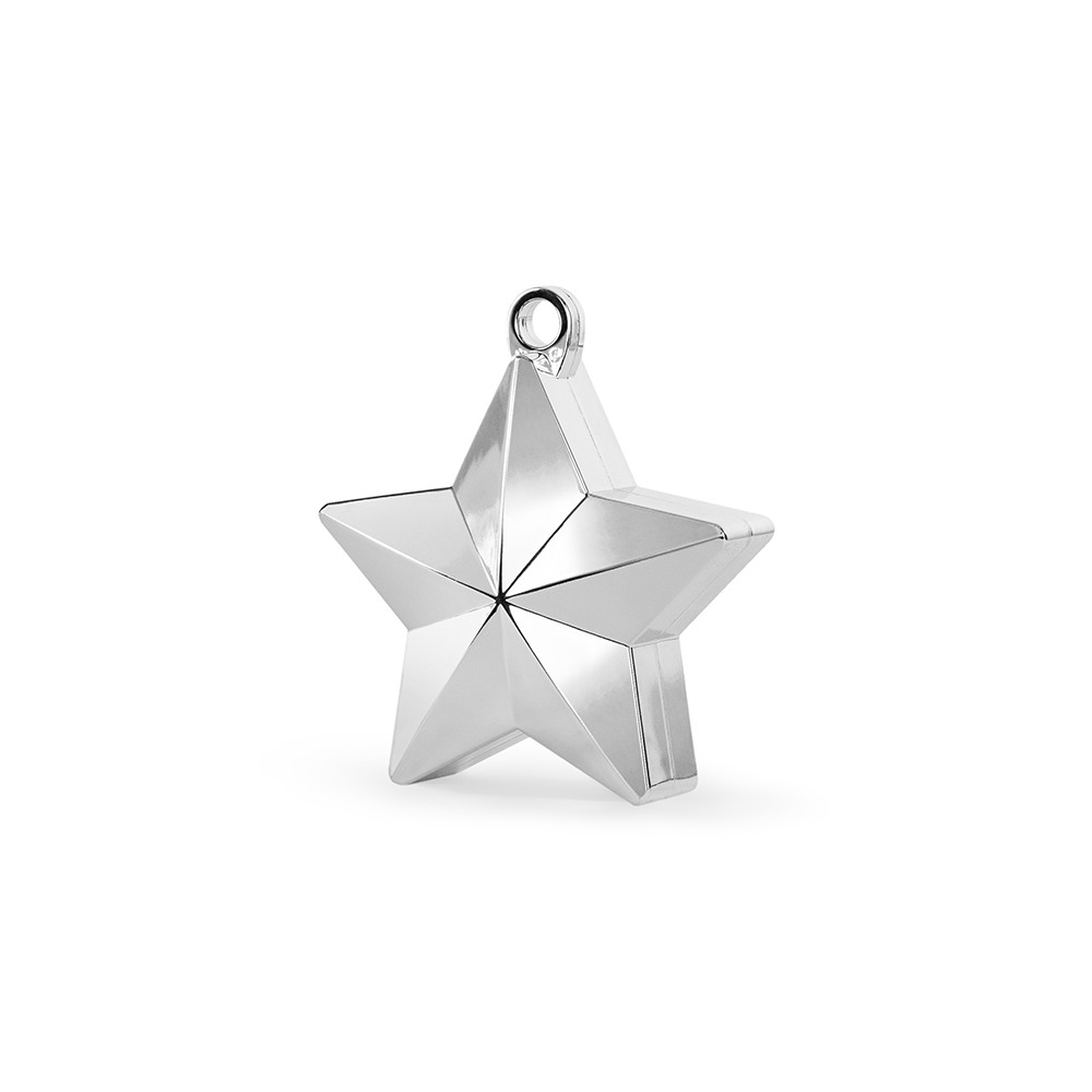 Poids ballon Coeurs, argent