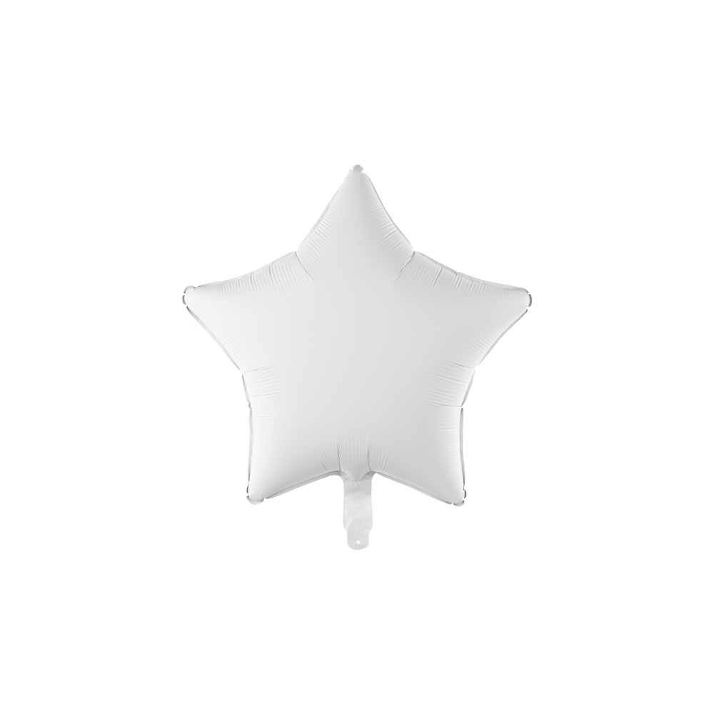 Ballon Mylar Star, 48cm, blanche