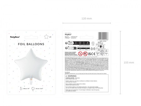 Ballon Mylar Star, 48cm,...