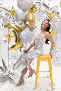 Ballon Mylar Star, 48cm, blanche