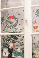 Fensteraufkleber Merry Christmas, gemischt