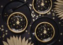 Assiettes en carton Horloge, 18 cm, mix