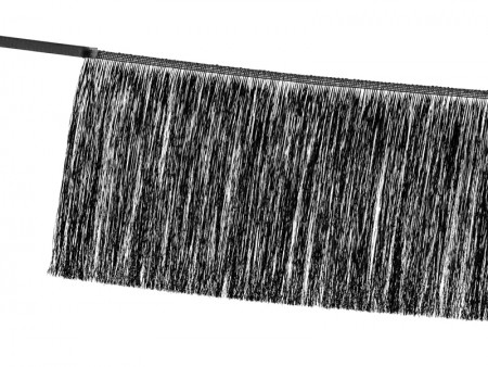 Guirlande de franges, noir