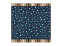 Serviettes de table Étoiles, 33x33 cm, bleu marine