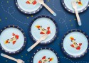 Assiettes d'anniversaire Avion, 18x18 cm, mix