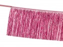 Guirlande de franges, rose