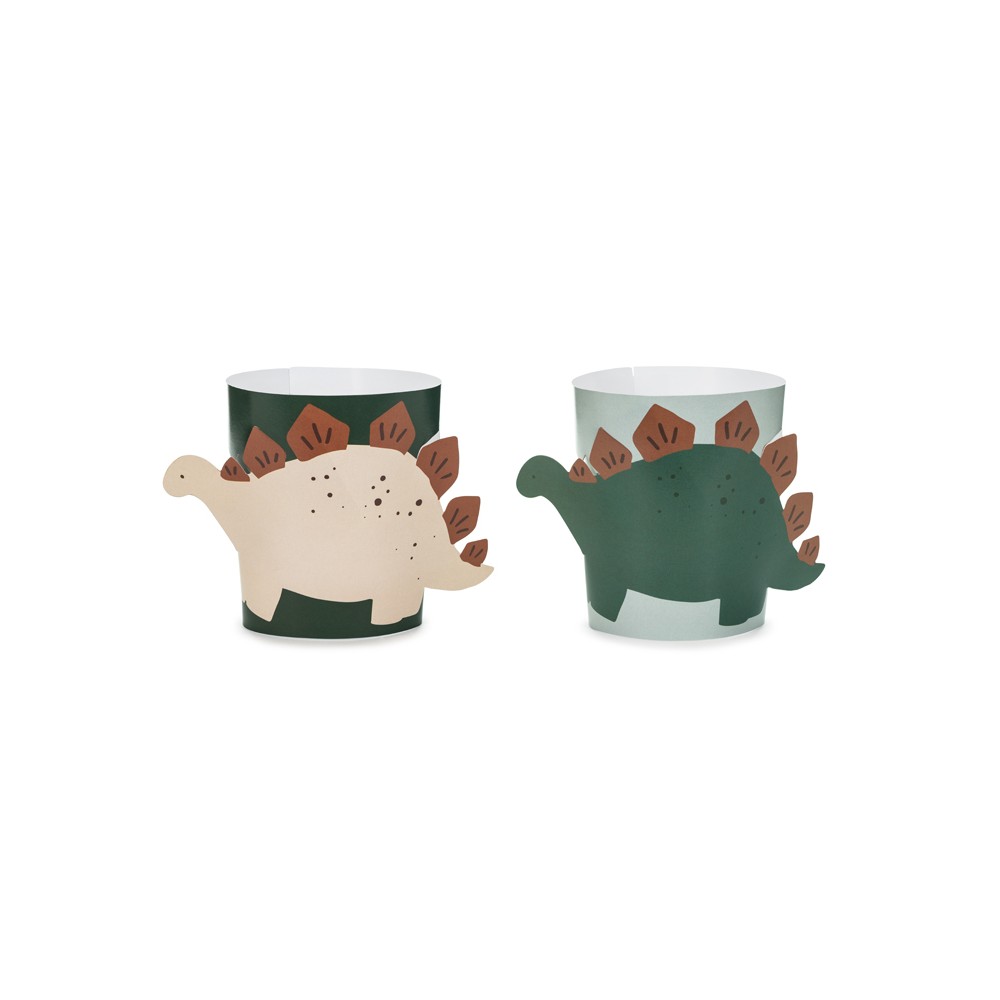 Manchons pour gobelets Dinosaure, mix