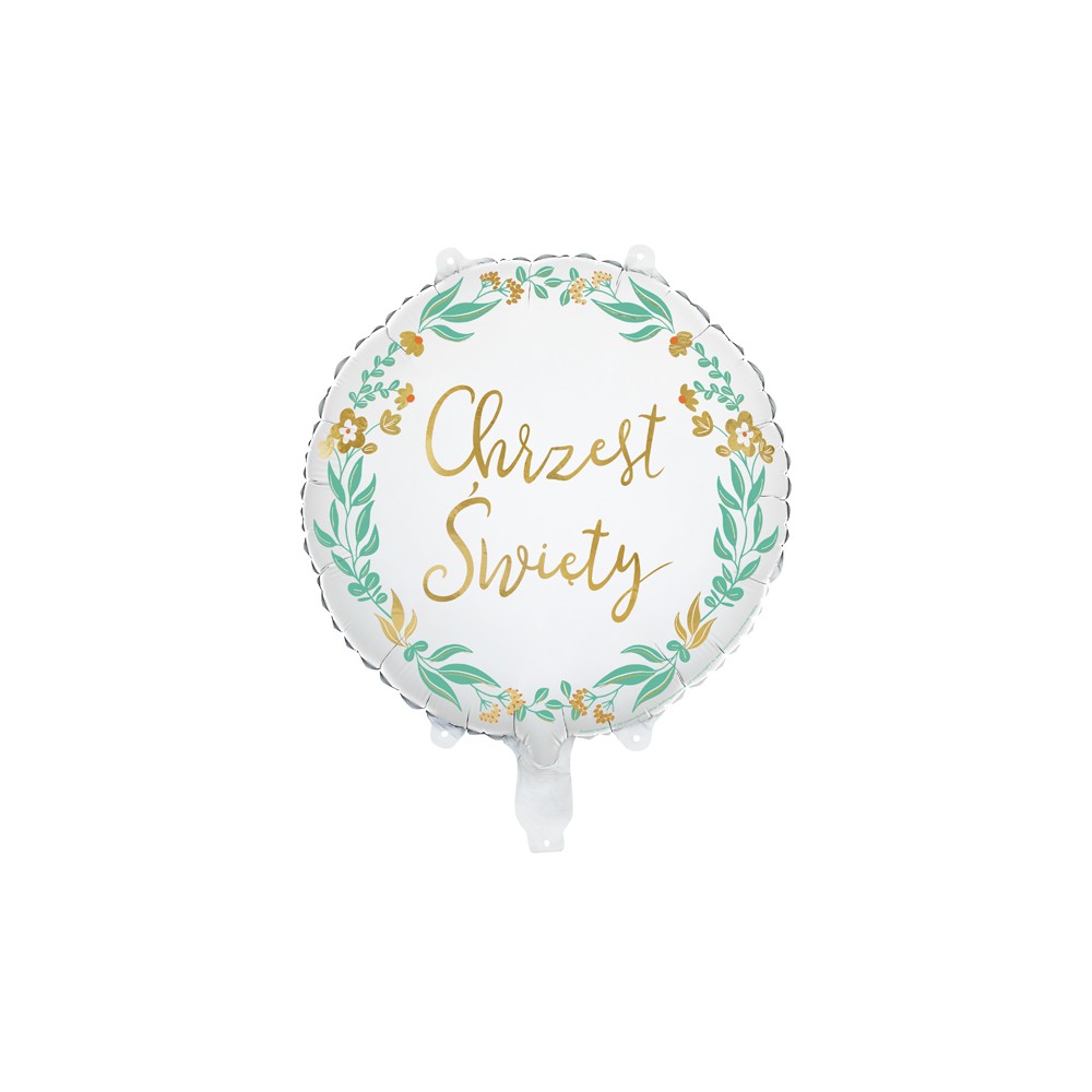 Ballon en aluminium ''Chrzest Święty'', 45 cm, mélange de couleurs