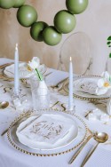 Bougies chauffe-plat en forme de cœur, 4 cm, blanc