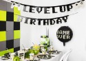 Ballon en aluminium aluminium Game over, 45 cm, noir
