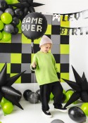 Ballon en aluminium aluminium Game over, 45 cm, noir