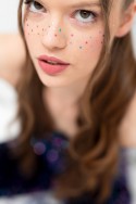 Paillettes pour le visage - taches de rousseur, 3g, mélange de couleurs