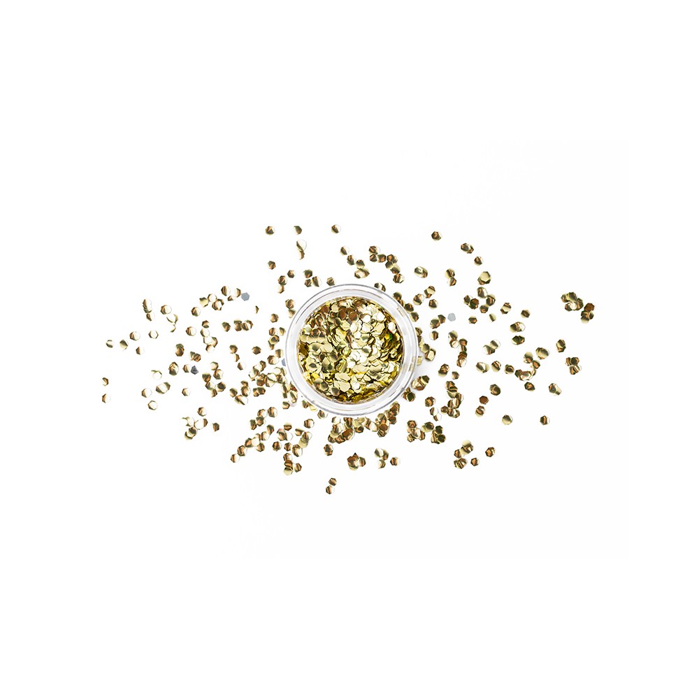 Paillettes pour le visage - taches de rousseur, 3g, or