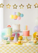 Bougie d'anniversaire Arc-en-ciel, 4.5 cm, noir