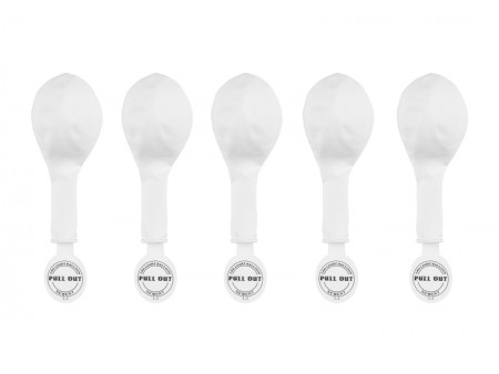 Ballons LED 30 cm, blanche