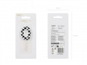 Bougie d'anniversaire Chiffre 0, 5.5 cm, noir