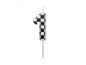Bougie d'anniversaire Chiffre 1, 5.5 cm, noir