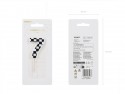 Bougie d'anniversaire Chiffre 7, 5.5 cm, noir