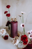 Bougie d'anniversaire Chiffre 0, 4.5 cm, or